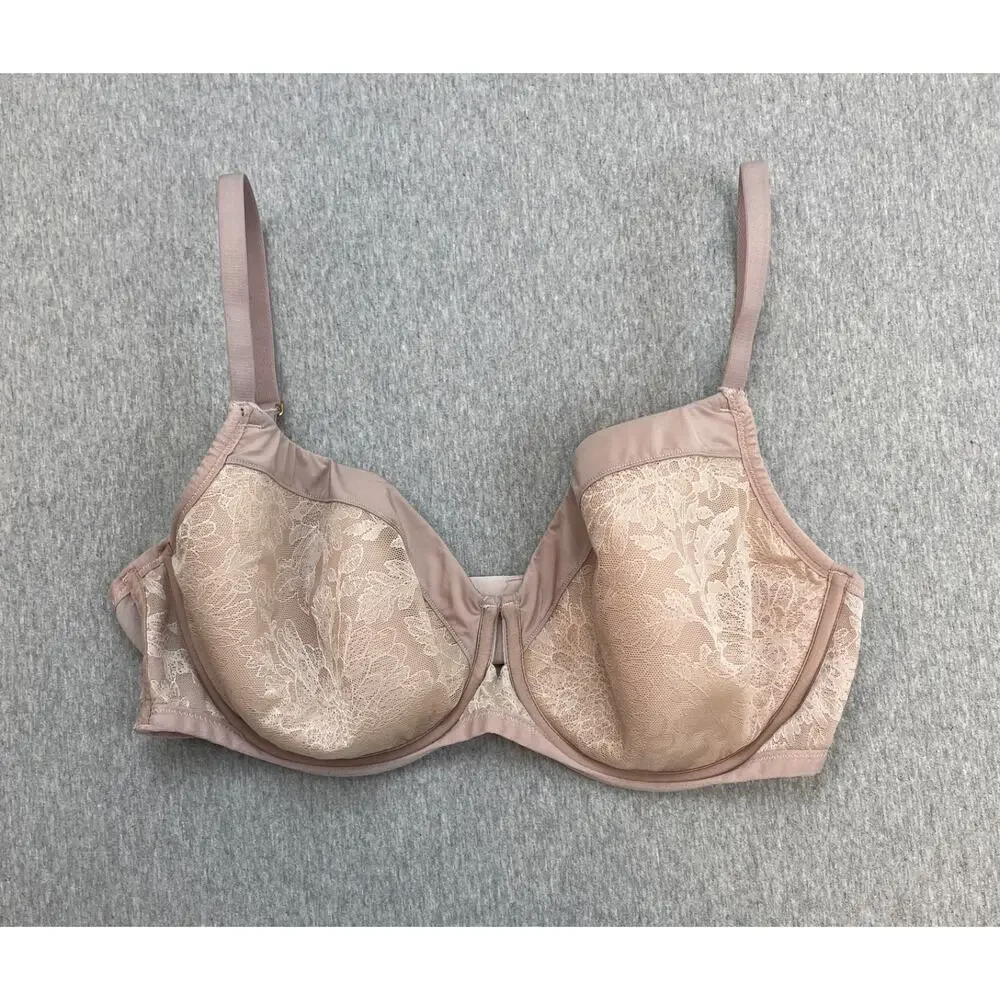 Soma Bra Womens 38DD Floral Stretch Padded Adjustable Straps Underwire